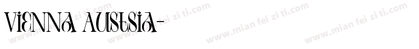 Vienna Austsia字体转换
